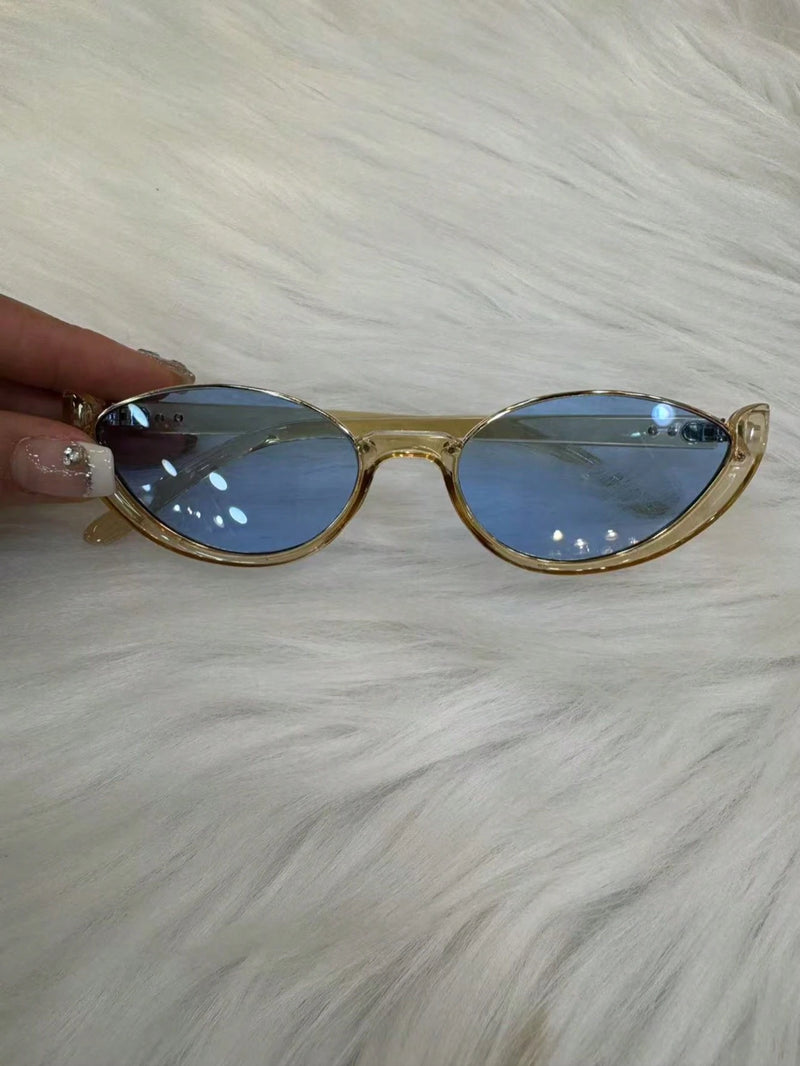 1 Par de Óculos de Moda Estilo Gatinho para Mulheres para Decoração, Acessórios Elegantes para Praia, Acessórios de Praia para Mulheres, Óculos Escuros, Básicos da Moda, Roupas Outono Inverno para Mulheres, Casual para Negócios, Presentes