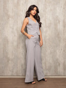 Vendedor Indicado
ANLE MODAS Conjunto feminina Colete com Calça Alfaiataria chic Social estampado Listrado