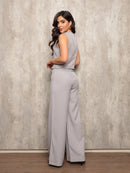 Vendedor Indicado
ANLE MODAS Conjunto feminina Colete com Calça Alfaiataria chic Social estampado Listrado