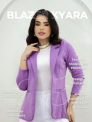 Blazer Alfaiataria Social Feminino Elegante Atemporal Sobretudo Acinturado