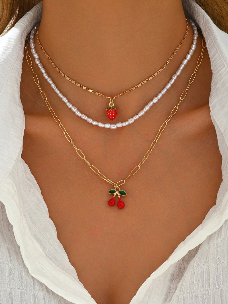 2 Peças/Conjunto Colar Gargantilha Elegante de Verão com Pérolas Falsas, Colar Pendente Irregular de Estrela do Mar de Liga Estilizada com Pérolas Falsas, Joia Feminina para Uso Diário, Viagem, Festival de Música, Festa