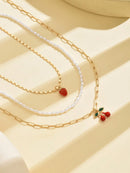 2 Peças/Conjunto Colar Gargantilha Elegante de Verão com Pérolas Falsas, Colar Pendente Irregular de Estrela do Mar de Liga Estilizada com Pérolas Falsas, Joia Feminina para Uso Diário, Viagem, Festival de Música, Festa