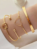 Pulseira com Nó de Coração – AMÉLIA