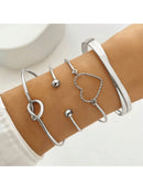 Pulseira com Nó de Coração – AMÉLIA