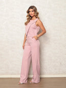 Vendedor Indicado
Conjunto Feminino em Alfaiataria Laris Blusa com Calça comprida