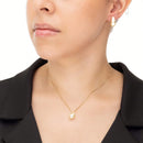 Vendedor IndicadoBrinco e Colar Gota Dágua Pérola Banhado Ouro 18K