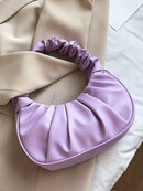 Vendedor IndicadoBolsa de Nuvem Plissada PU Bolsa De Ombro Para Mulheres Nova Moda