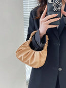 Vendedor IndicadoBolsa de Nuvem Plissada PU Bolsa De Ombro Para Mulheres Nova Moda