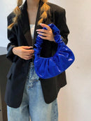 Vendedor IndicadoBolsa de Nuvem Plissada PU Bolsa De Ombro Para Mulheres Nova Moda