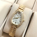 Relógio de Pulso Feminino Pulseira Elástica e plástico. Analógico Prata Rosas de ouro