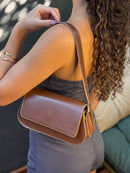 Bolsa Feminina Baguete Versátil – BEGE