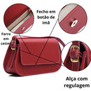 Vendedor IndicadoBolsas Feminina 2 Fivela Delicada Versátil Alça De Ombro Modelo Baguete