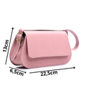 Vendedor IndicadoBolsas Feminina 2 Fivela Delicada Versátil Alça De Ombro Modelo Baguete