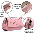 Vendedor IndicadoBolsas Feminina 2 Fivela Delicada Versátil Alça De Ombro Modelo Baguete