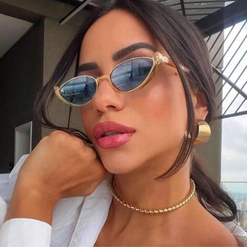1 Par de Óculos de Moda Estilo Gatinho para Mulheres para Decoração, Acessórios Elegantes para Praia, Acessórios de Praia para Mulheres, Óculos Escuros, Básicos da Moda, Roupas Outono Inverno para Mulheres, Casual para Negócios, Presentes
