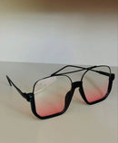 Óculos de sol de proteção solar de meia armação e feixe duplo para homens e mulheres