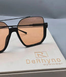 Óculos de sol de proteção solar de meia armação e feixe duplo para homens e mulheres