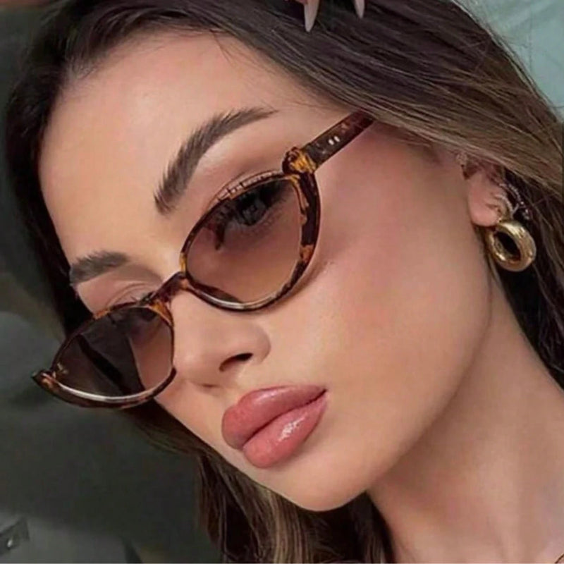1 Par de Óculos de Moda Estilo Gatinho para Mulheres para Decoração, Acessórios Elegantes para Praia, Acessórios de Praia para Mulheres, Óculos Escuros, Básicos da Moda, Roupas Outono Inverno para Mulheres, Casual para Negócios, Presentes
