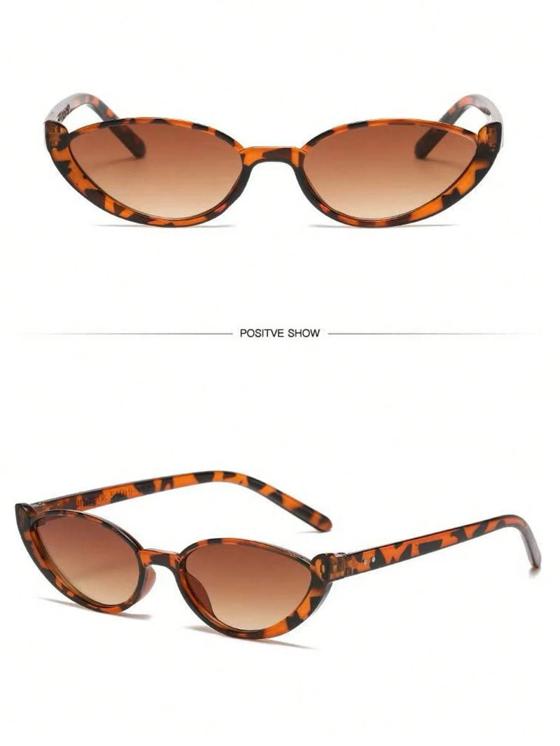 1 Par de Óculos de Moda Estilo Gatinho para Mulheres para Decoração, Acessórios Elegantes para Praia, Acessórios de Praia para Mulheres, Óculos Escuros, Básicos da Moda, Roupas Outono Inverno para Mulheres, Casual para Negócios, Presentes