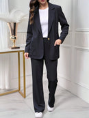 Vendedor IndicadoZalla Conjunto blazer de manga 3/4 e calça pantalona cintura alta modelo social e elegante