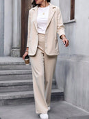 Vendedor IndicadoZalla Conjunto blazer de manga 3/4 e calça pantalona cintura alta modelo social e elegante