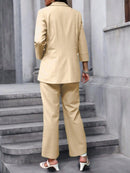 Vendedor IndicadoZalla Conjunto blazer de manga 3/4 e calça pantalona cintura alta modelo social e elegante