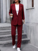 Vendedor IndicadoZalla Conjunto blazer de manga 3/4 e calça pantalona cintura alta modelo social e elegante