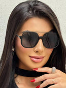 Óculos de Sol Meia Armação Dupla – Gamora Brasil