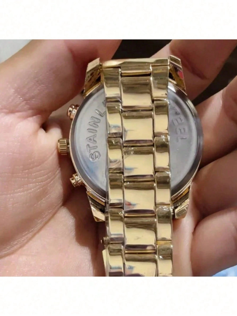 Vendedor Indicado
Relógio Feminino Quartzo Dourado Banhado a Ouro 18k Original a Prova d'água