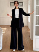 Conjunto Blazer 3/4 e Calça Bordô – VIVIANE