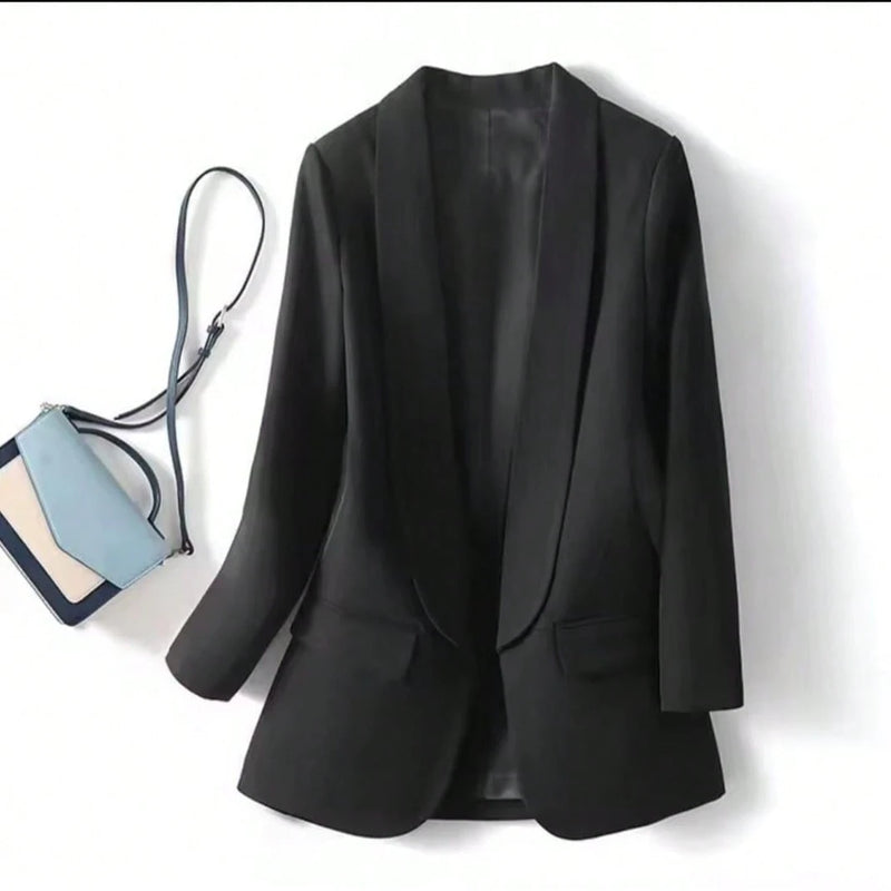 Blazer Social Feminino Preto – LÍVIA