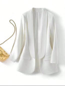 Vendedor Indicado
Blazer Social Alfaiataria Feminino Sobretudo Manga longa Elegante