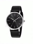 1 Peça Relógio de Pulso Feminino de Luxo, Moderno e Simples, Grande Mostrador de Barra Escala, Relógio de Quartzo para Mulheres, Presente, Relogio Masculino, Opção Ideal para Presentes (Apenas o Relógio de Pulso)