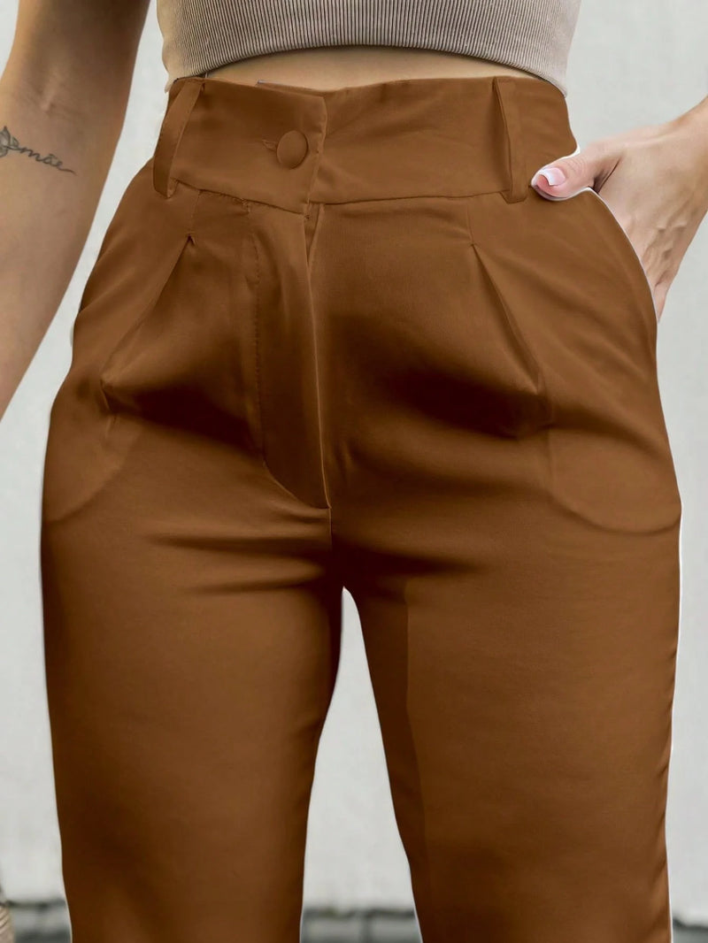 Vendedor Indicado
Emili LLANA MODA Calça Cenoura Jogger Alfaiataria Feminina Barra Com Zíper
