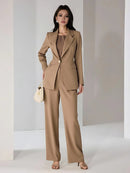 Vendedor IndicadoZalla Conjunto Blazer Max e Calça Feminino Alfaiataria