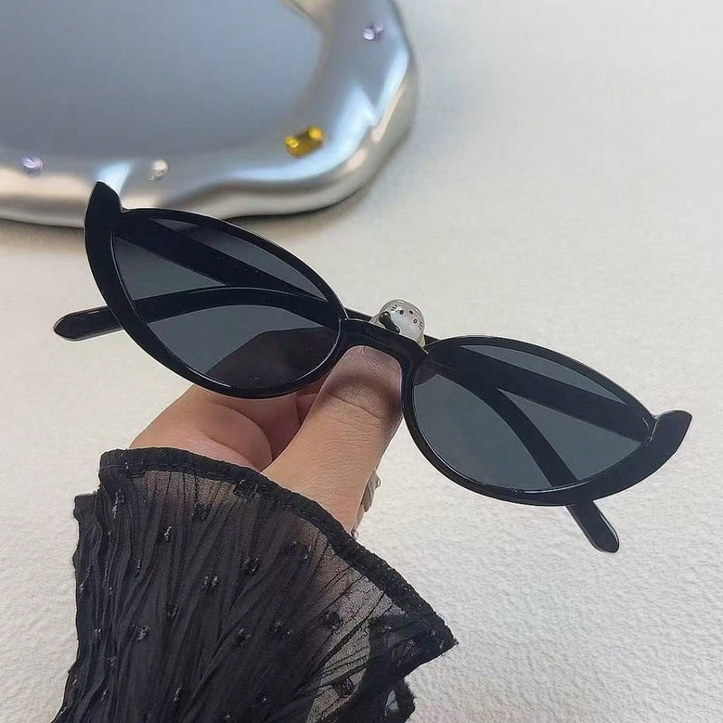 1 Par de Óculos de Moda Estilo Gatinho para Mulheres para Decoração, Acessórios Elegantes para Praia, Acessórios de Praia para Mulheres, Óculos Escuros, Básicos da Moda, Roupas Outono Inverno para Mulheres, Casual para Negócios, Presentes