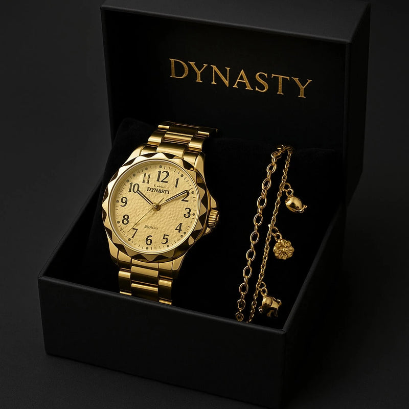 Vendedor Indicado
Relógio Feminino Quartzo Dourado Banhado a Ouro 18k Original a Prova d'água