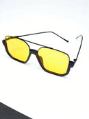 Óculos de sol de proteção solar de meia armação e feixe duplo para homens e mulheres