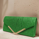 Bolsa Clutch Festa com Glitter – CHAMPANHE