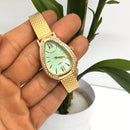 Relógio de Pulso Feminino Pulseira Elástica e plástico. Analógico Prata Rosas de ouro