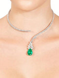 Colar Choker Ajustável Flor de Zircônia – Gamora Brasil