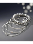 Conjunto de pulseira com nó de coração em liga de diamantes da moda, pulseira geométrica com coração criativo