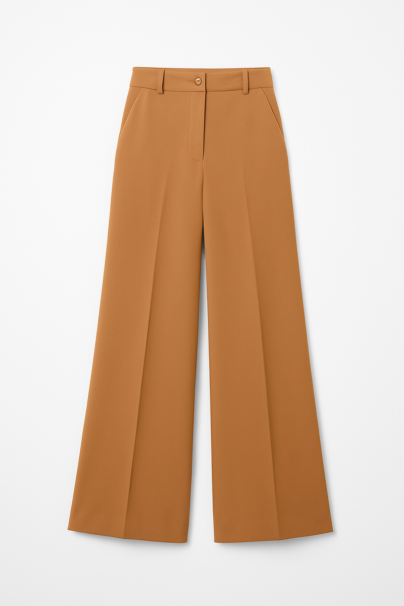 Calça Pantalona com Cinto – CAMILA